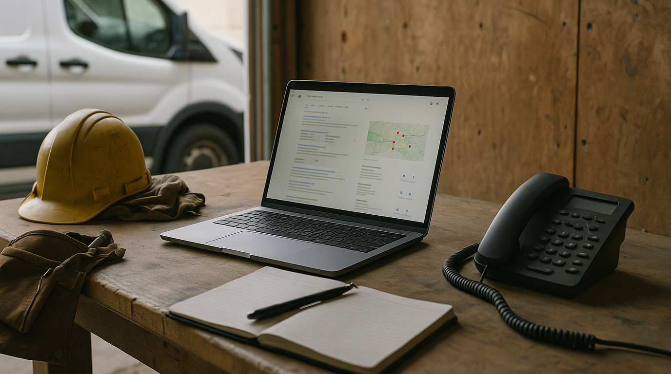 A real-world photograph of a scene related to local seo for home services.