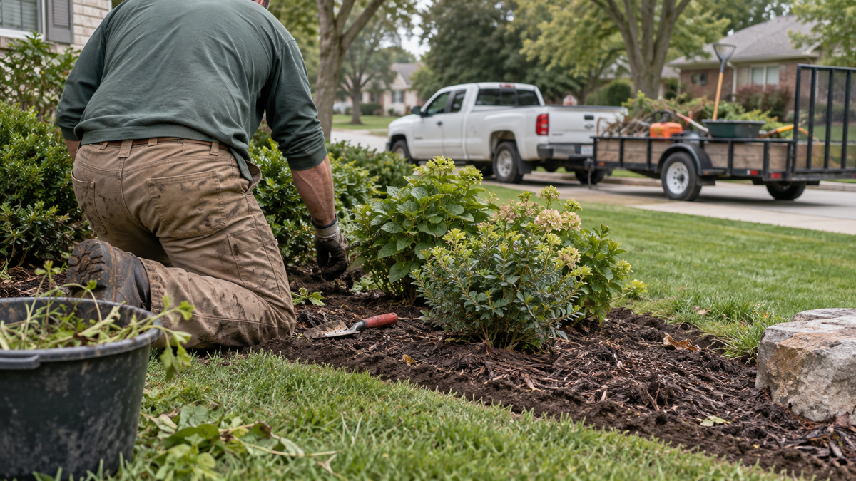 A real-world photograph of a scene related to seo for landscape contractors.