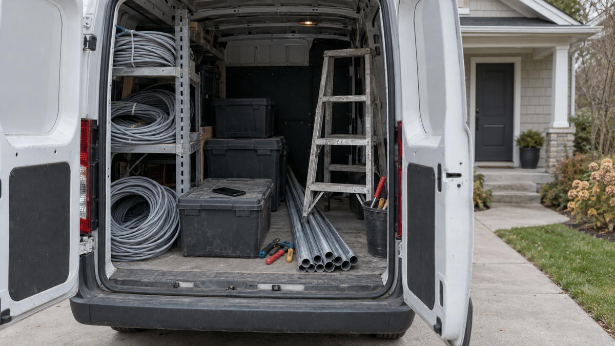 A real-world photograph of a scene related to google business profile for electricians.