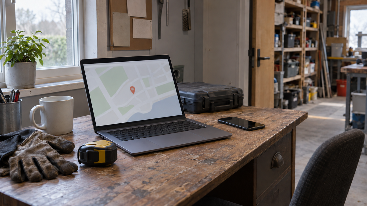 A real-world photograph of a scene related to how to set up google business profile.