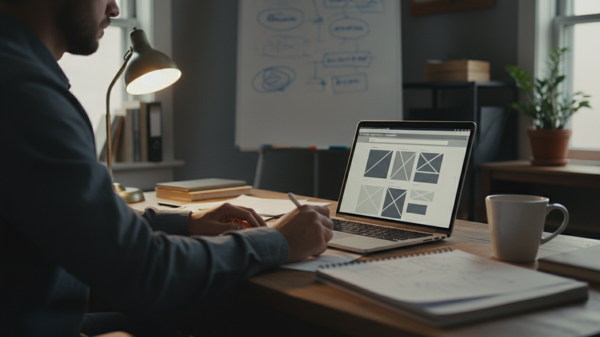 A real-world photograph of a scene related to how much does a website cost for a small business.