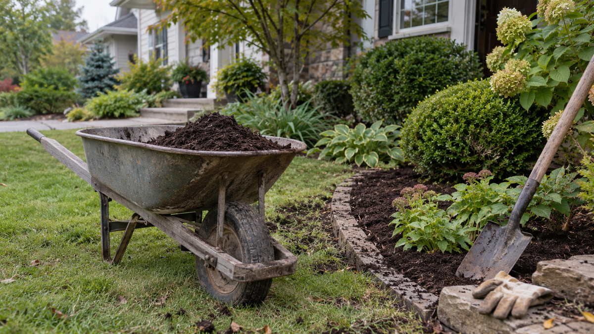 A real-world photograph of a scene related to website for landscaping business.